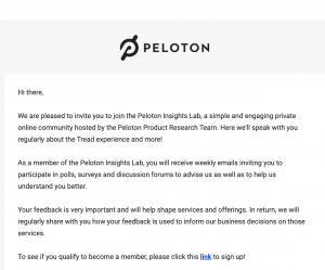 Peloton insights Lab