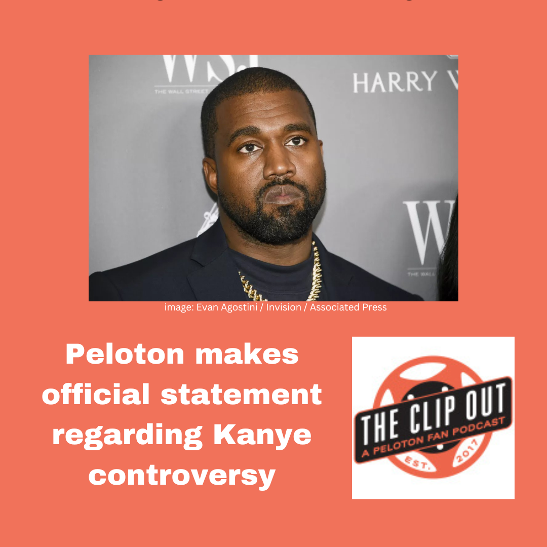 Peloton Makes Official Statement Regarding Kanye The Clip Out 