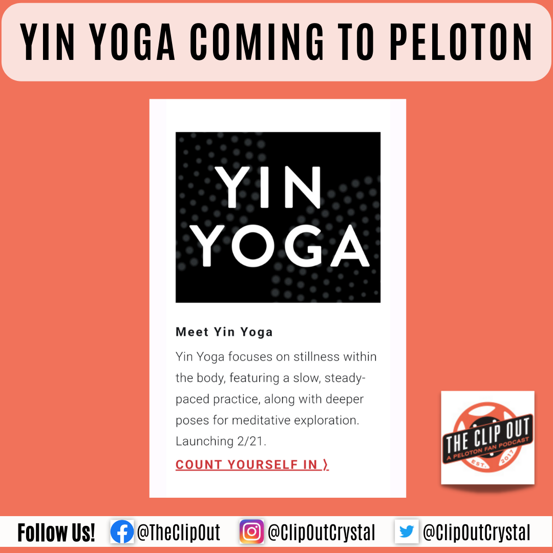 Peloton Yin Yoga Classes & Collection Now Officially Available