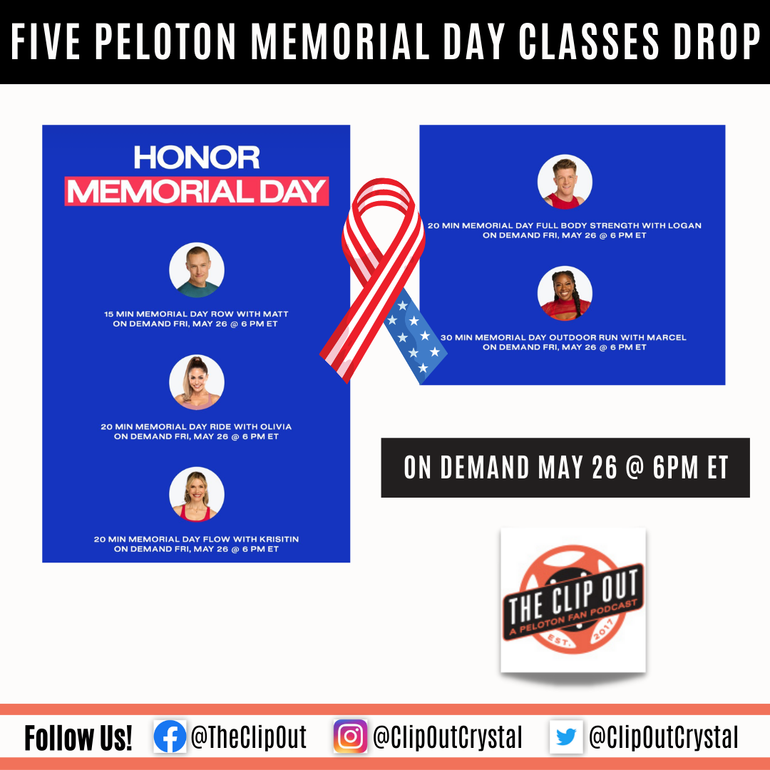 Peloton Memorial Day Classes Sweat Through The Holiday