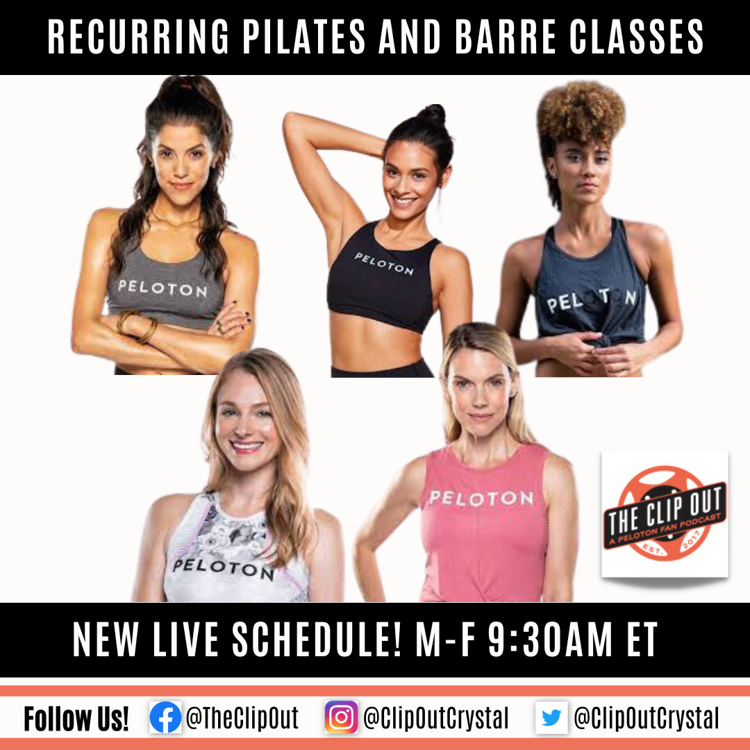 Live Peloton Pilates & Barre Classes Start This Week