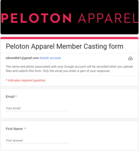 Peloton is seeking applicants from the New York Tri-State area. Members interested in participating in the ad campaign will need to be available the week of July 10, 2023.