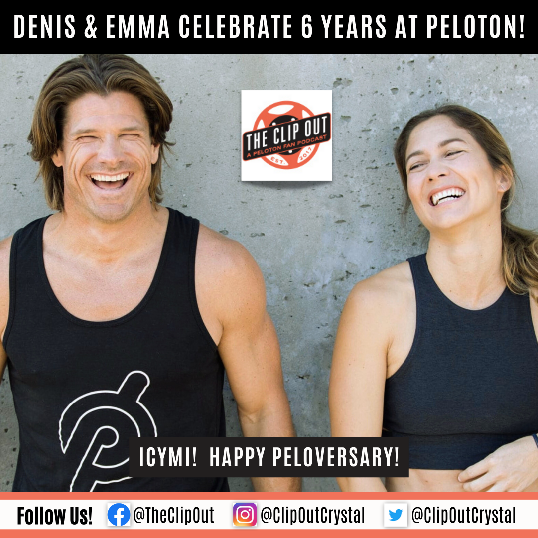 Emma Lovewell and Denis Morton Celebrate 6 Years at Peloton!