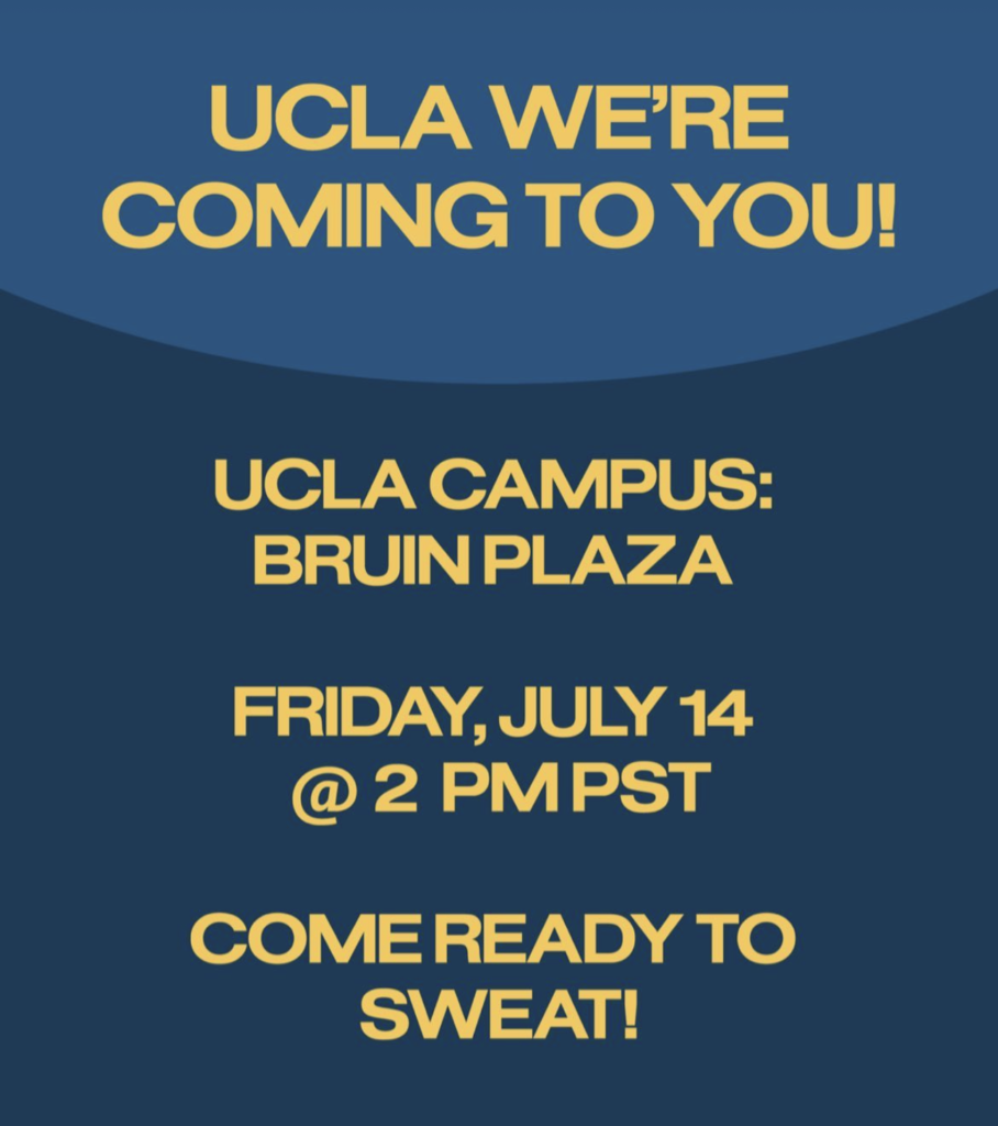 PELOTON TOUR ANNOUNCES UCLA VISIT The Clip Out