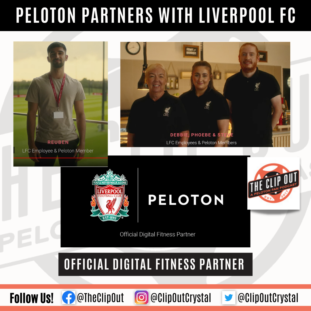 Peloton: Official Digital Fitness Partner of Liverpool FC - The Clip Out