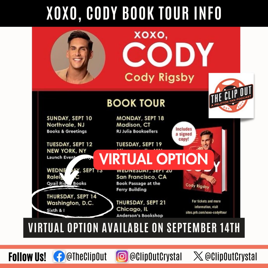 XOXO, Cody Book Tour Info