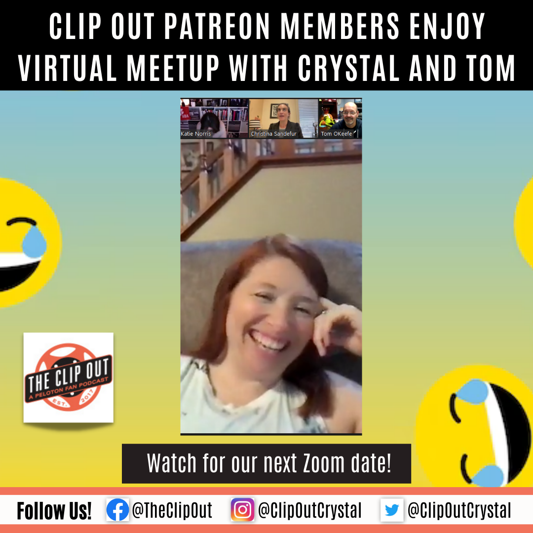 The Clip Out Patreon members enjoy virtual meetups with Crystal and Tom