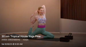 Favorite Peloton Yoga with Anna