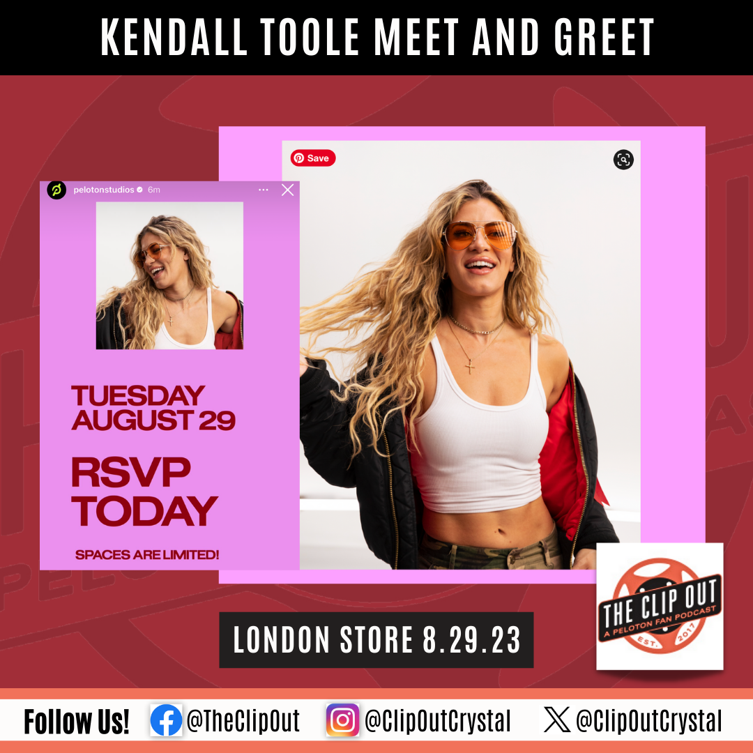 Peloton Instructor Kendall Toole Meets & Greets Fans in London