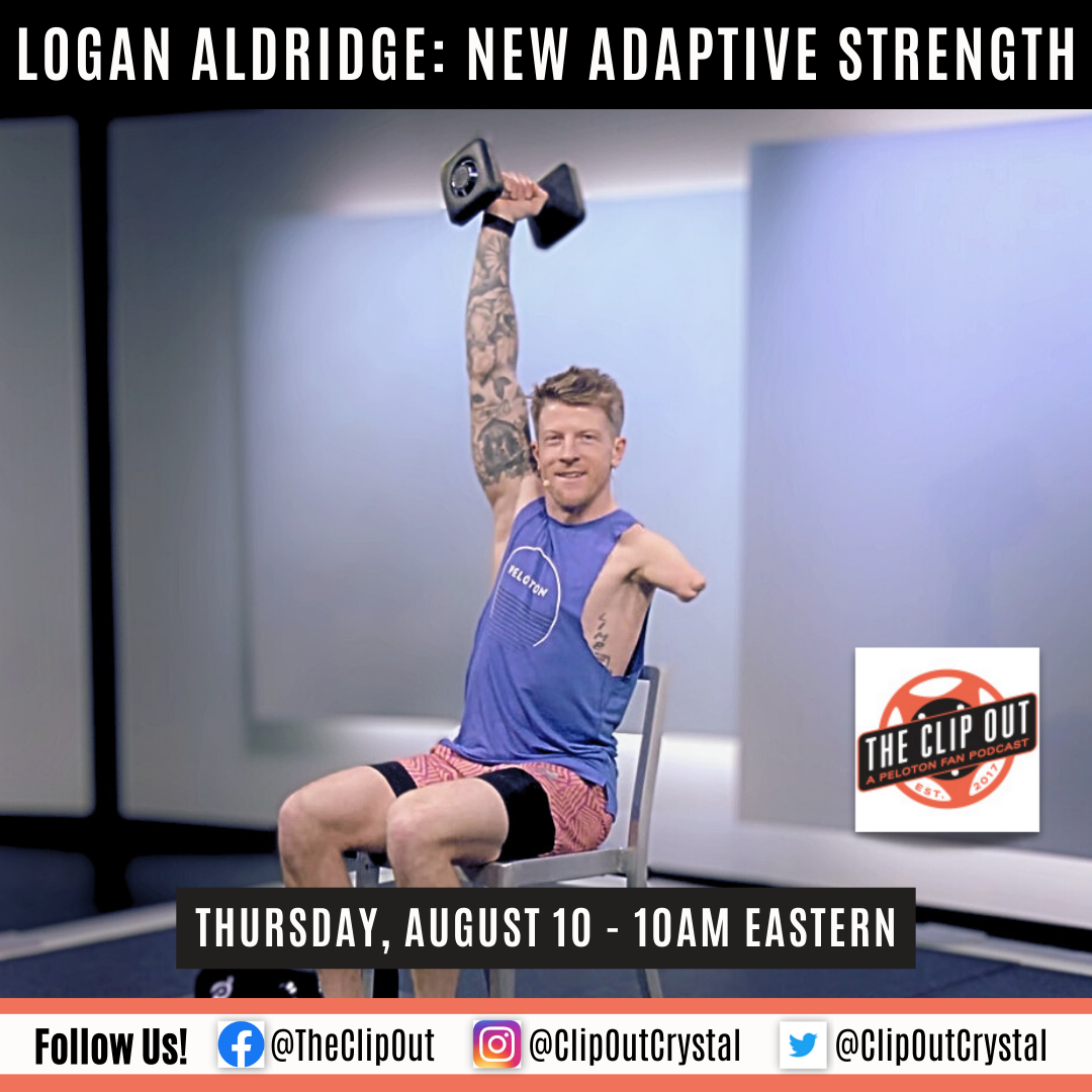 Logan Aldridge teaching new adaptive strength class - Thursday, August 10 - 10am EST