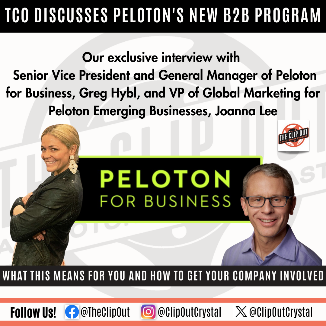 Peloton For Business Interview - Greg Hybl and Joanna Lee
