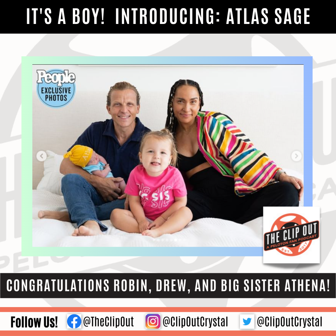 Robin Arzon Welcomes Baby Number 2 - Atlas Sage! - The Clip Out