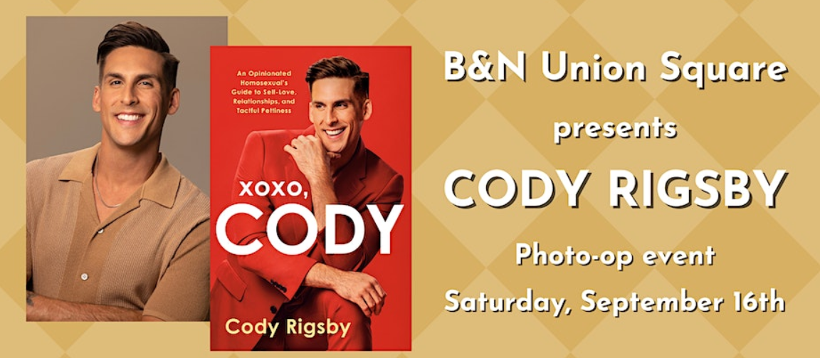 cody rigsby book tour dates 2023