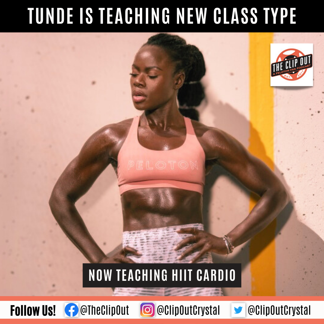 HIIT Cardio Classes Peloton s Tunde Oyeneyin New and Exciting