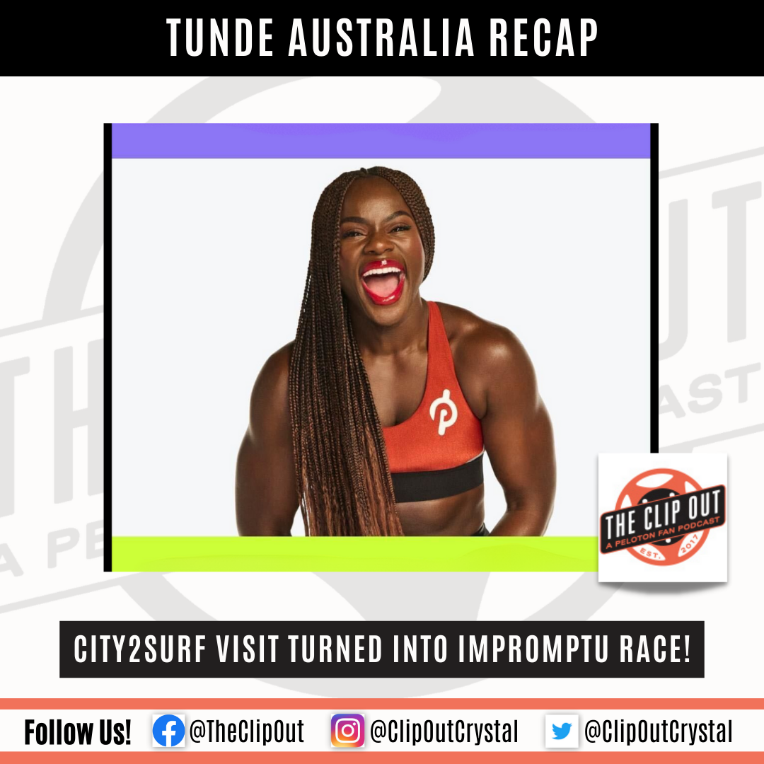 Tunde Australia Recap = City2Surf visit turned into impromptu race!