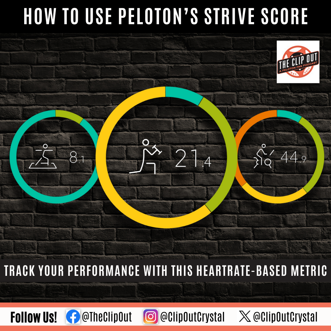 How to use Peloton's Strive Score