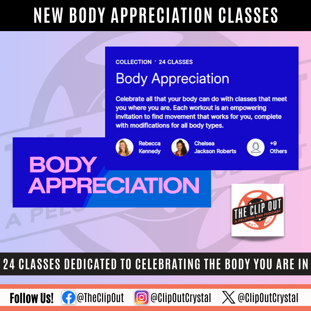 New body appreciation classes on Peloton