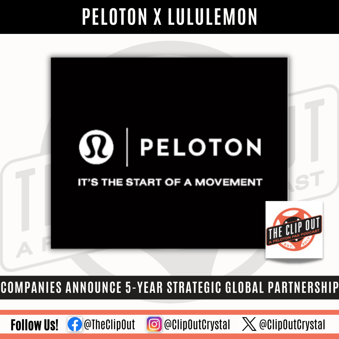 Peloton lululemon partnership deal