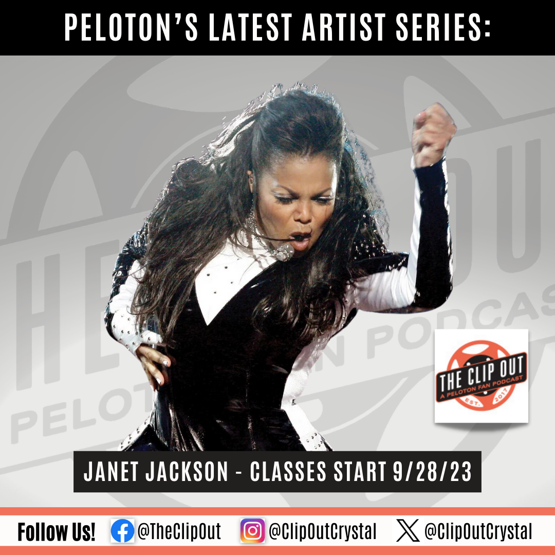 Peloton's Latest Artist Series - Janet Jackson. Find Out More about Janet Jackson Peloton Classes