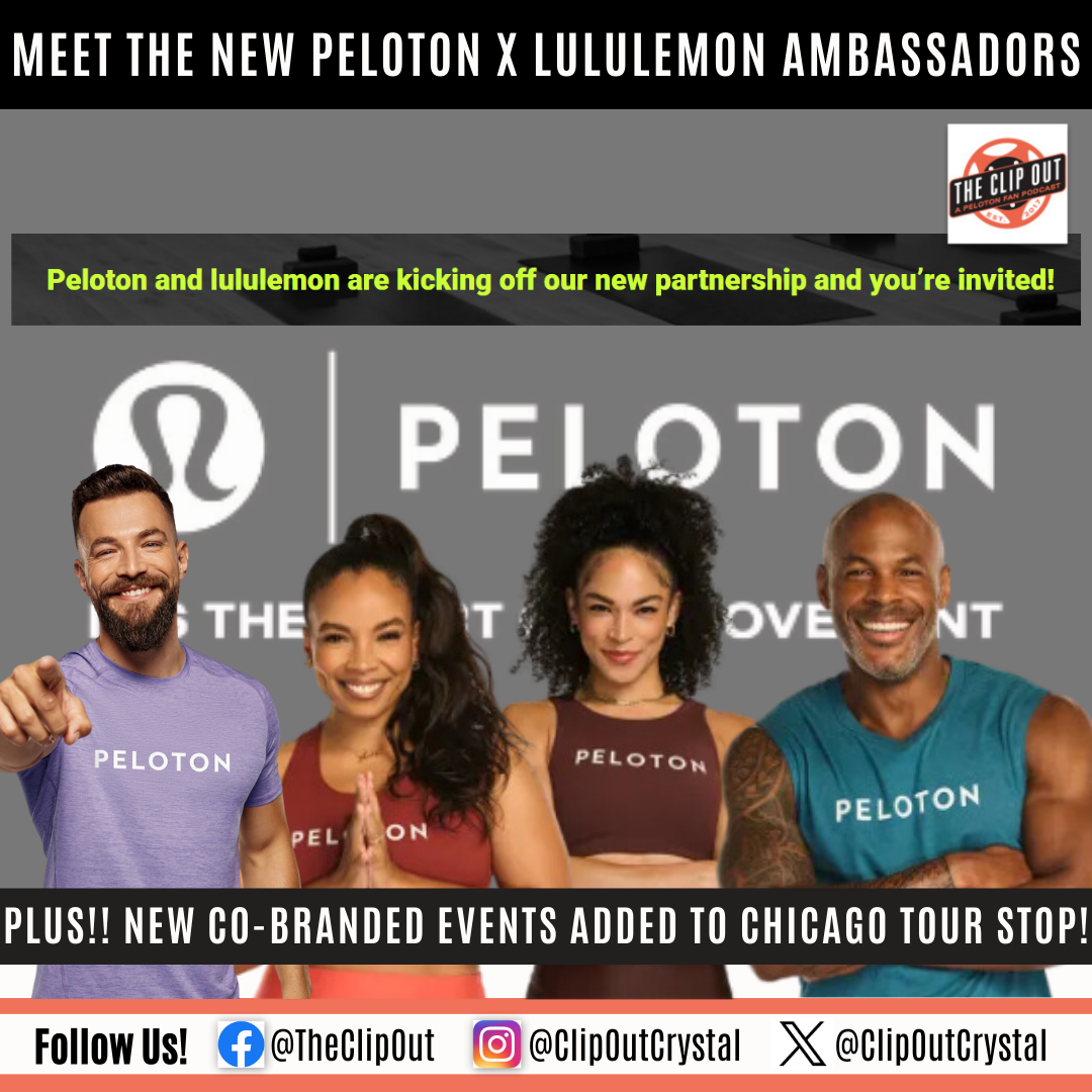 Peloton x lululemon ambassadors and live from chicago events