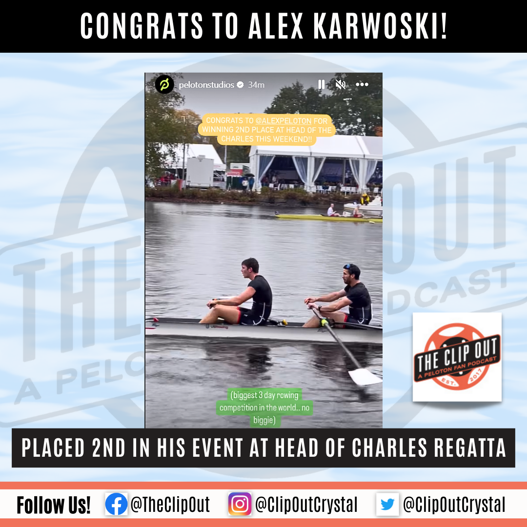 Congrats to Alex Karwoski! Placed 2nd in his event at Head Of the Charles Regatta 2023