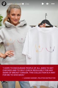 Leanne Hainsby Creates Breast Cancer Awareness Collection to