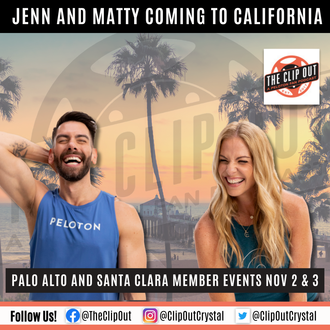 Jenn and Matty Coming to California - Bay Area Peloton Stores