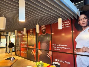 Lululemon Chicago Gets Splashy Peloton Makeover - The Clip Out