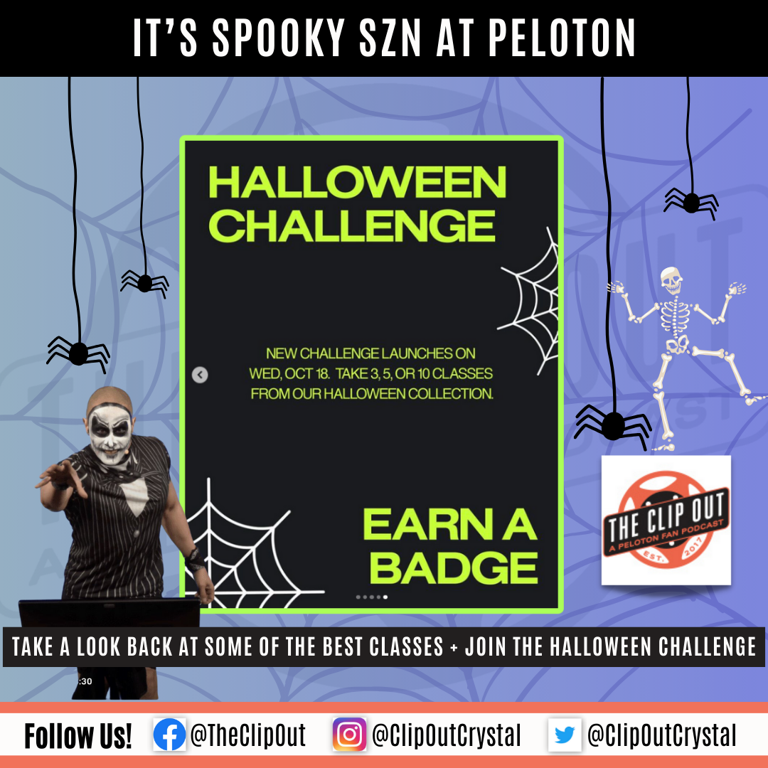 Peloton Halloween Challenge - Earn a Badge! Peloton Halloween Classes