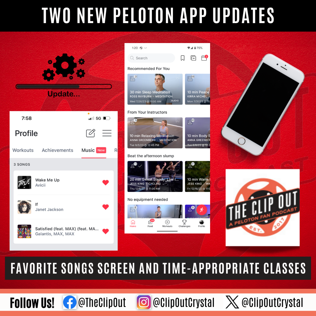 Two New Peloton App Updates