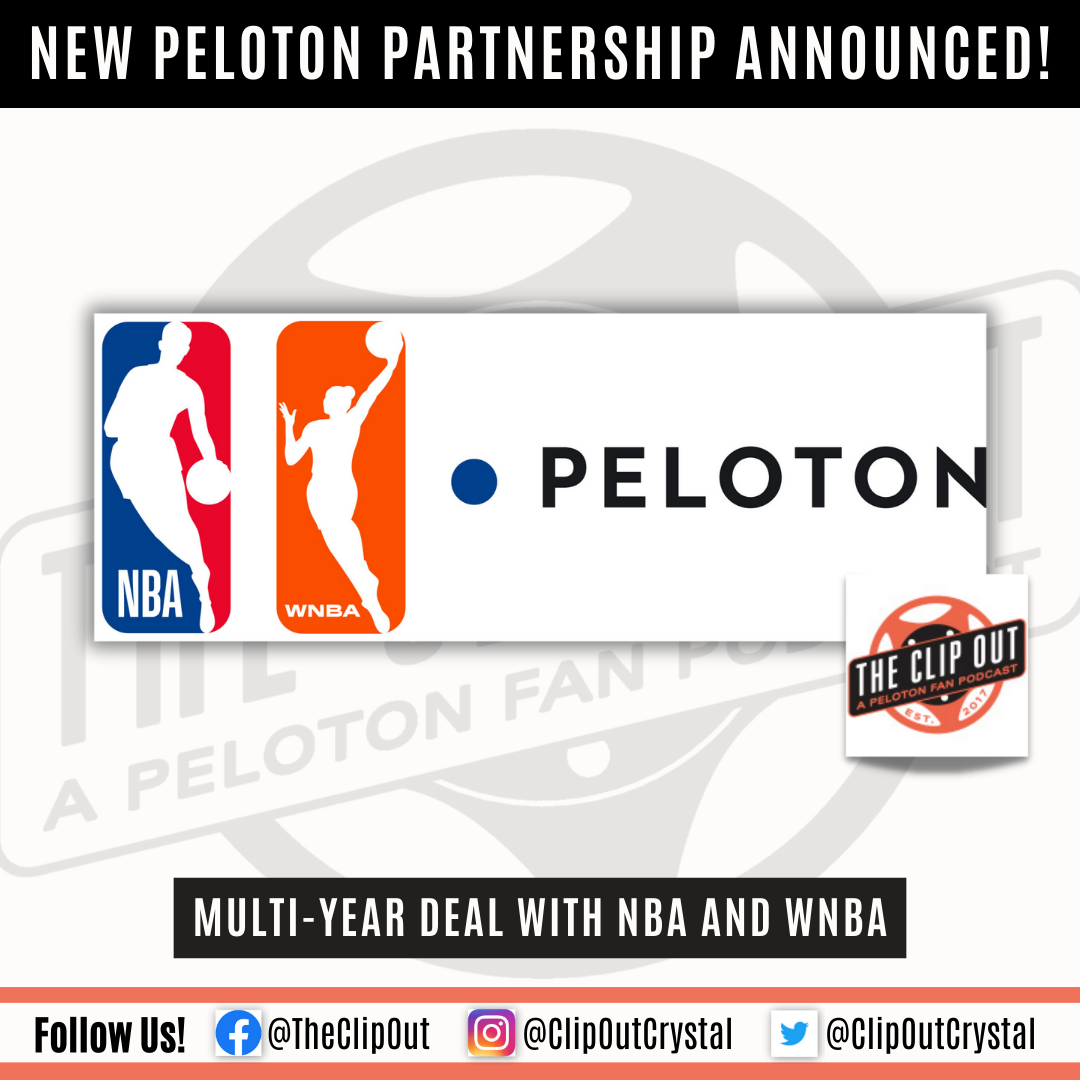 Peloton, the NBA and WNBA announce new multi-year partnership to