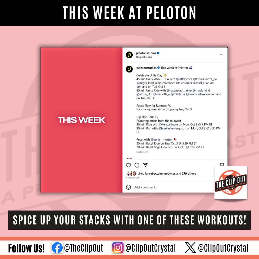 Peloton News: this week at peloton - October 2, 2023