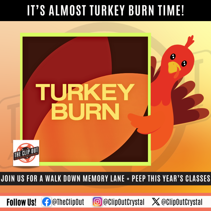 History of Peloton's Turkey Burn, Plus the 2023 Class Lineup The Clip Out