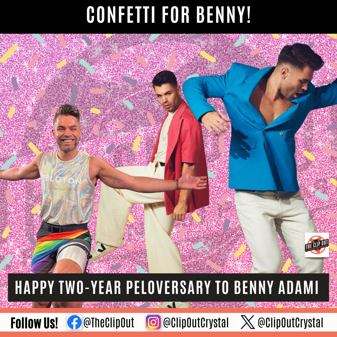 Confetti for Benny! Benny Adami celebrates his two year Peloton Anniversary!