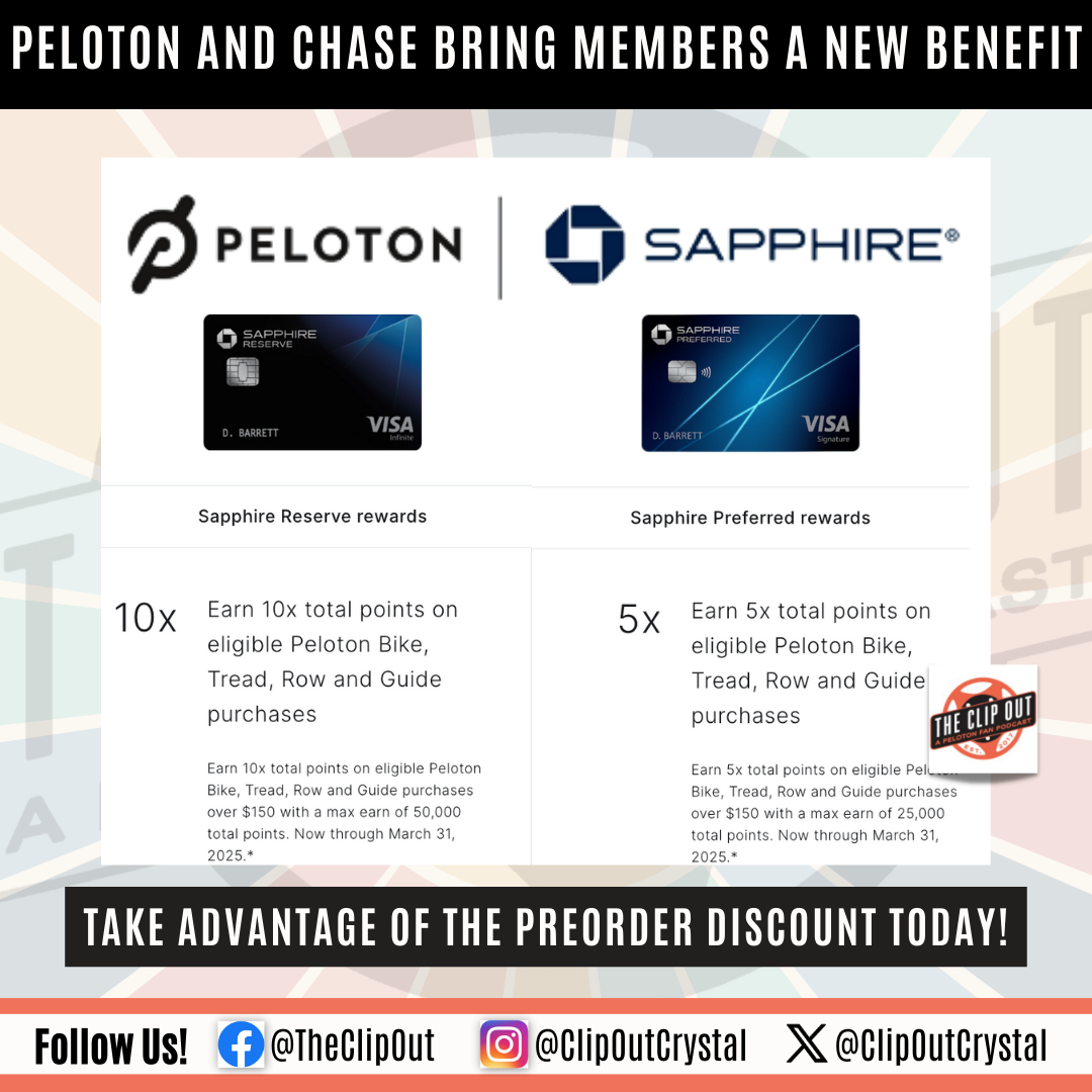 Peloton and Chase Partnership