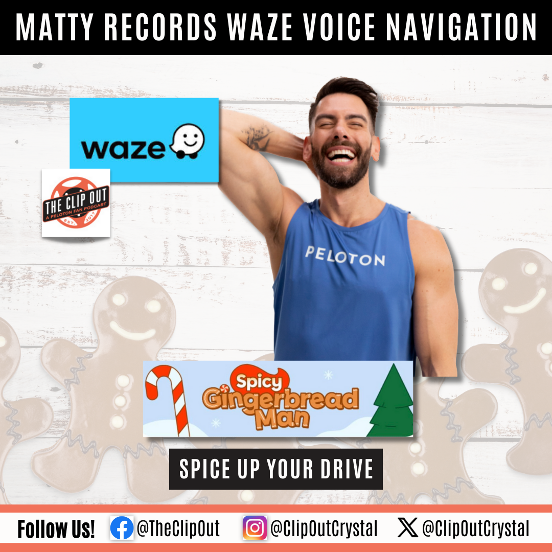Matty lends his voice to Waze as the Spicy Gingerbread Man.