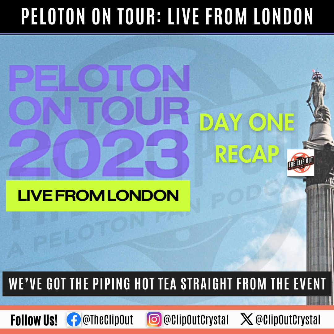 Peloton on Tour London Day 1 Recap