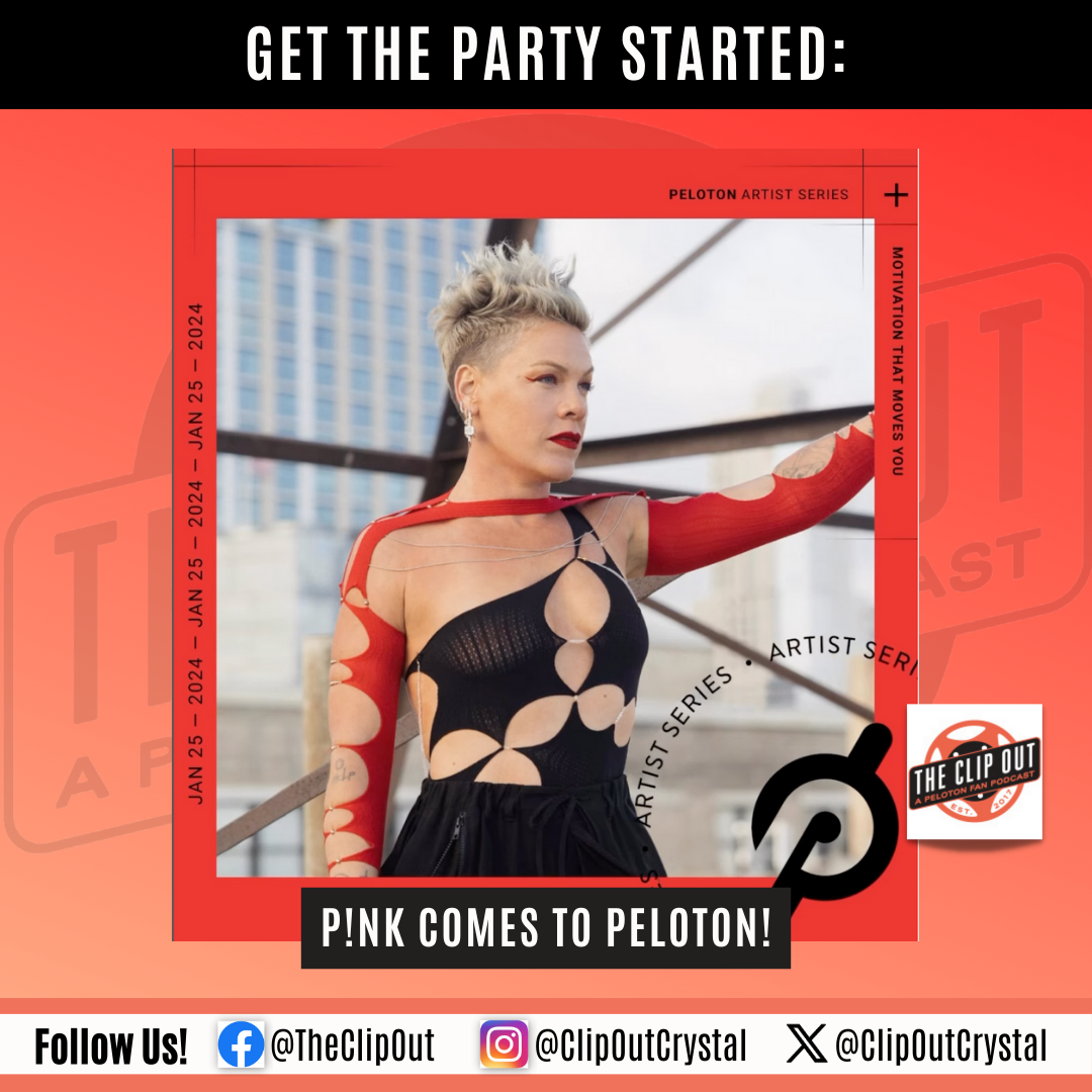 Get the party started as P!nk comes to Peloton with her new artist series