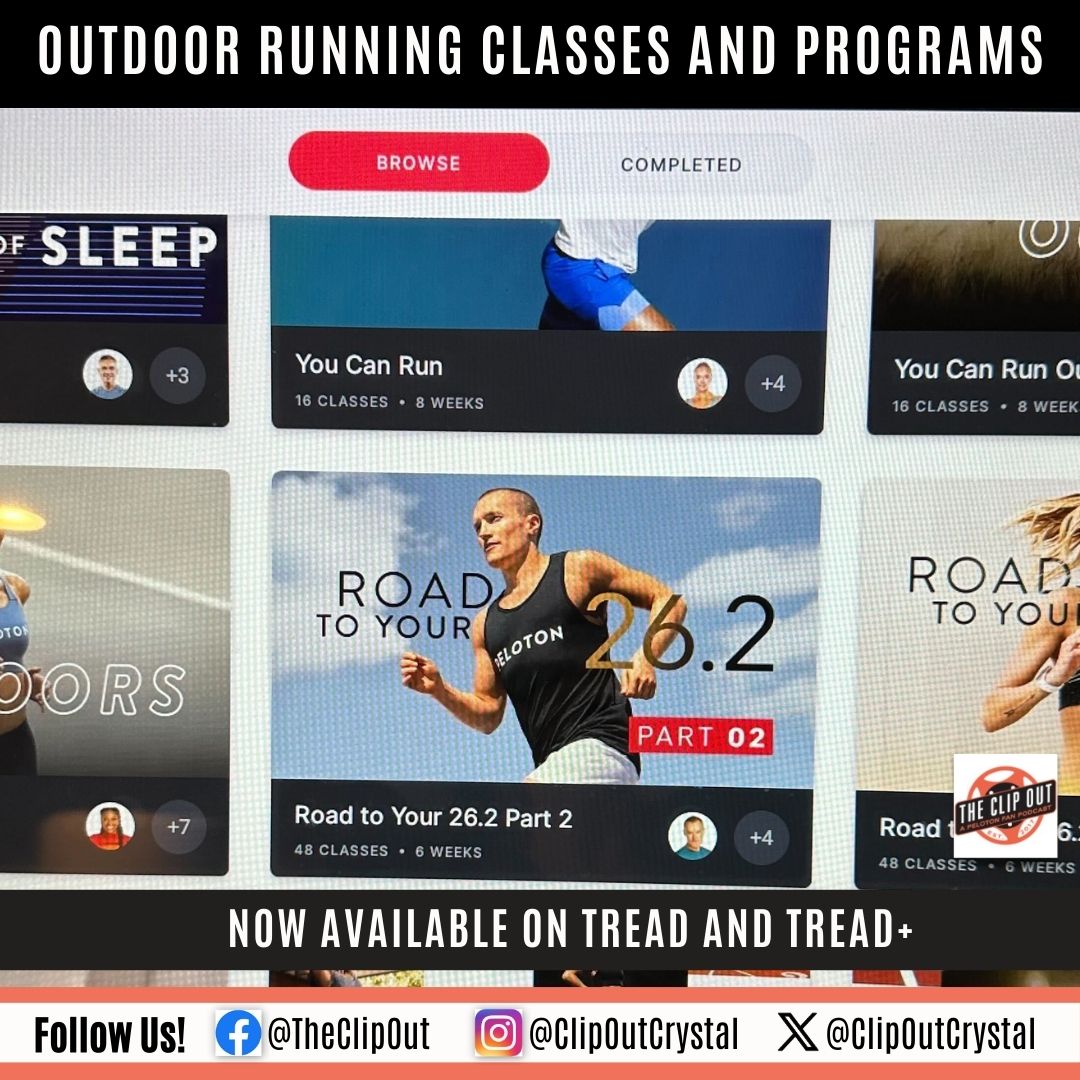 Outdoor Running Classes and Programs Available on Tread and Tread+