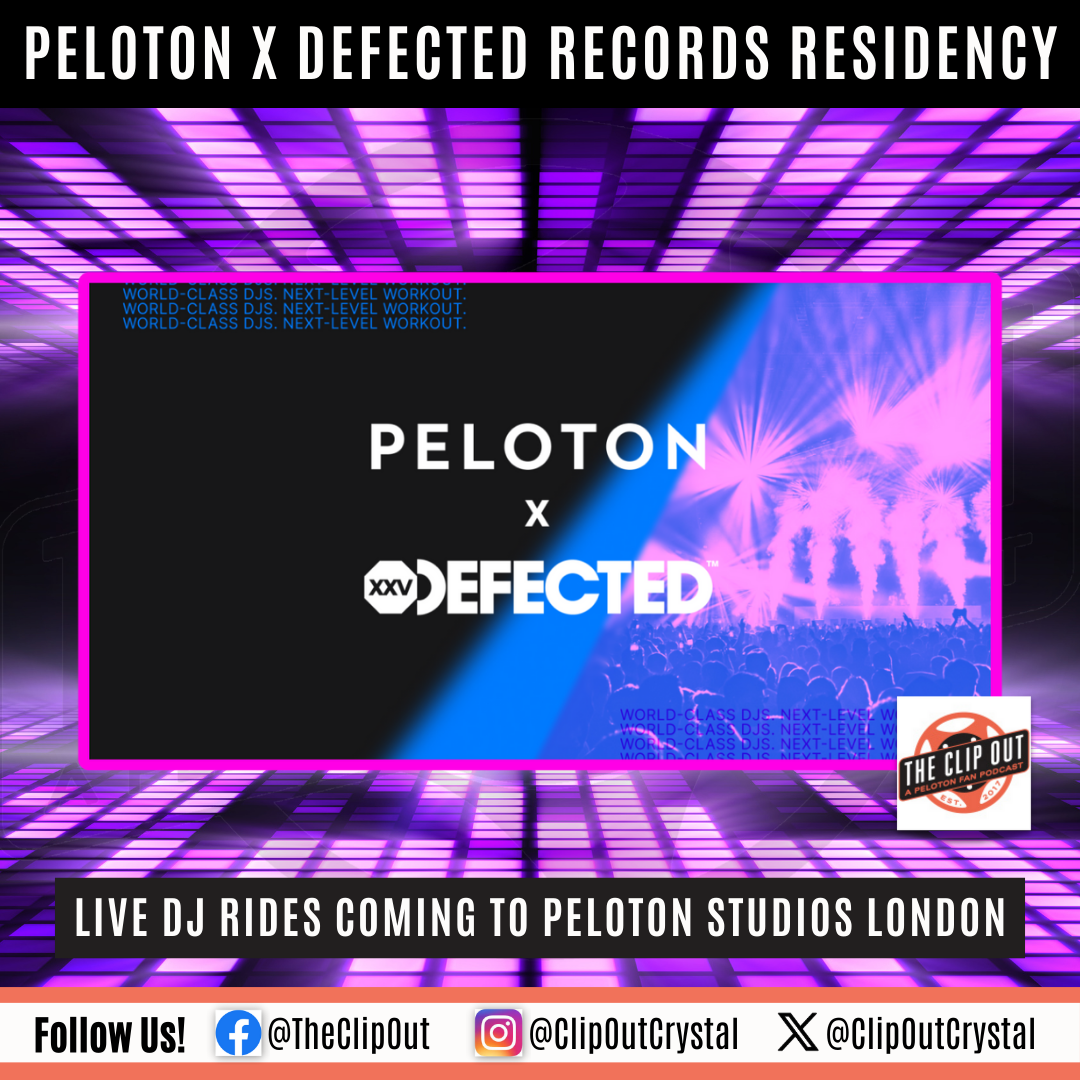 peloton x defected records live dj rides peloton studios london