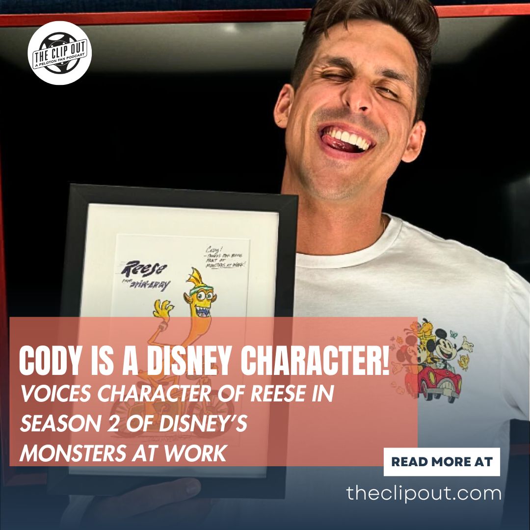 Cody Rigsby introduced his animated character Reese from Spin-ergy, in the Disney+ animated series Monsters at Work