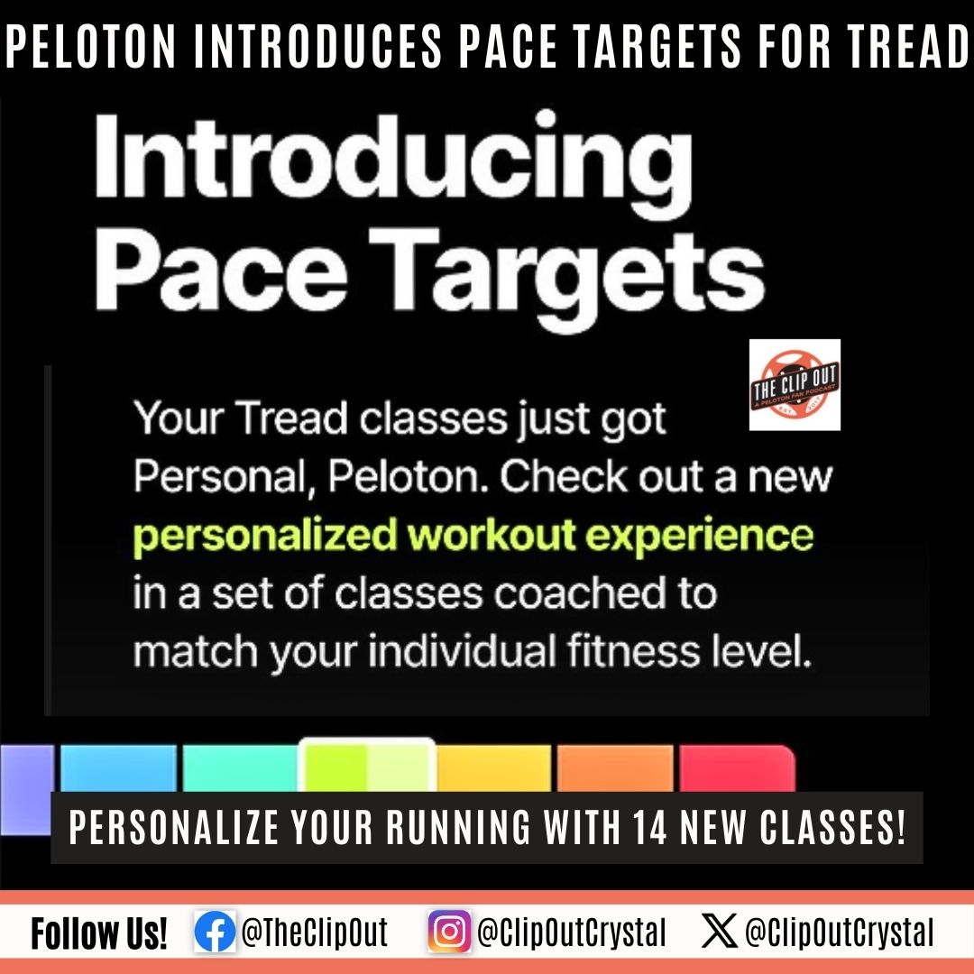 Peloton Introduced Tread Pace Targets