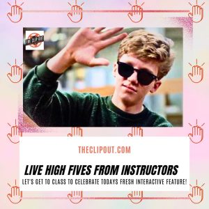 Peloton Instructor live high fives