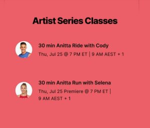 Peloton Artist Series Anitta 3