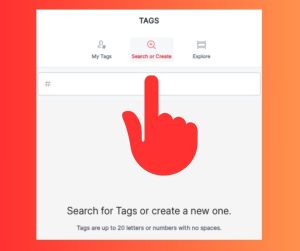 how to search for tags