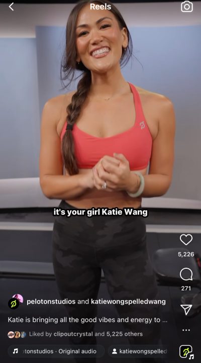 Katie Wang Newest Peloton Strength Instructor! - The Clip Out