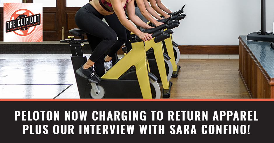 The Clip Out | Sara Confino | Peloton Return Apparel