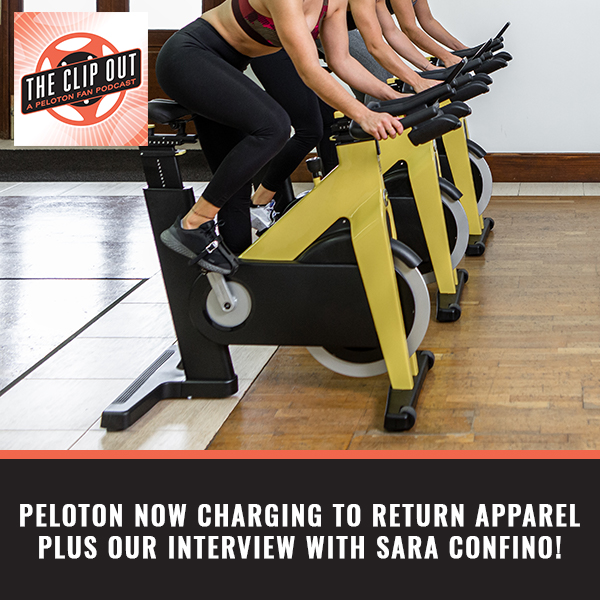 The Clip Out | Sara Confino | Peloton Return Apparel