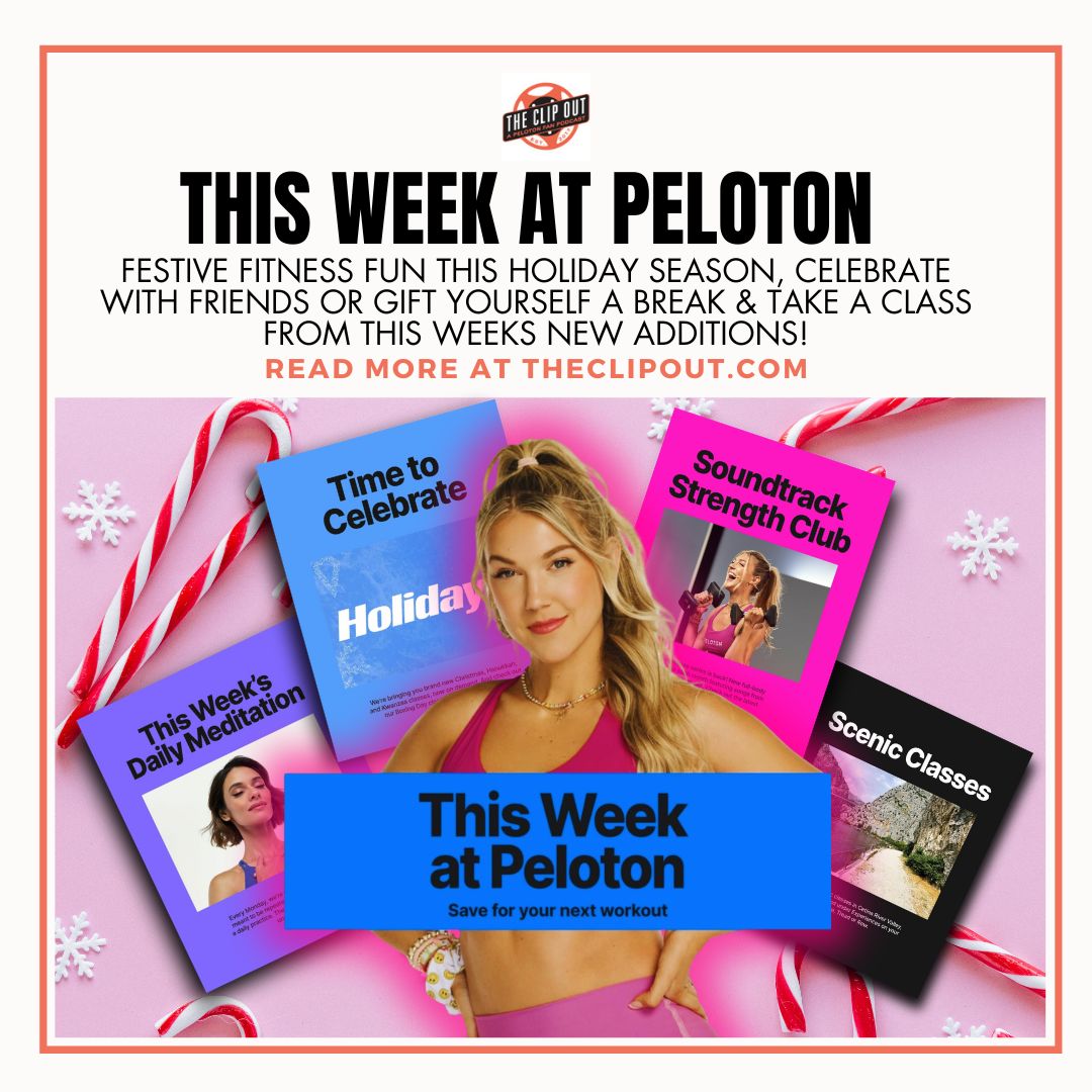 This Week at Peloton Dec 23 Festive Holiday Fun