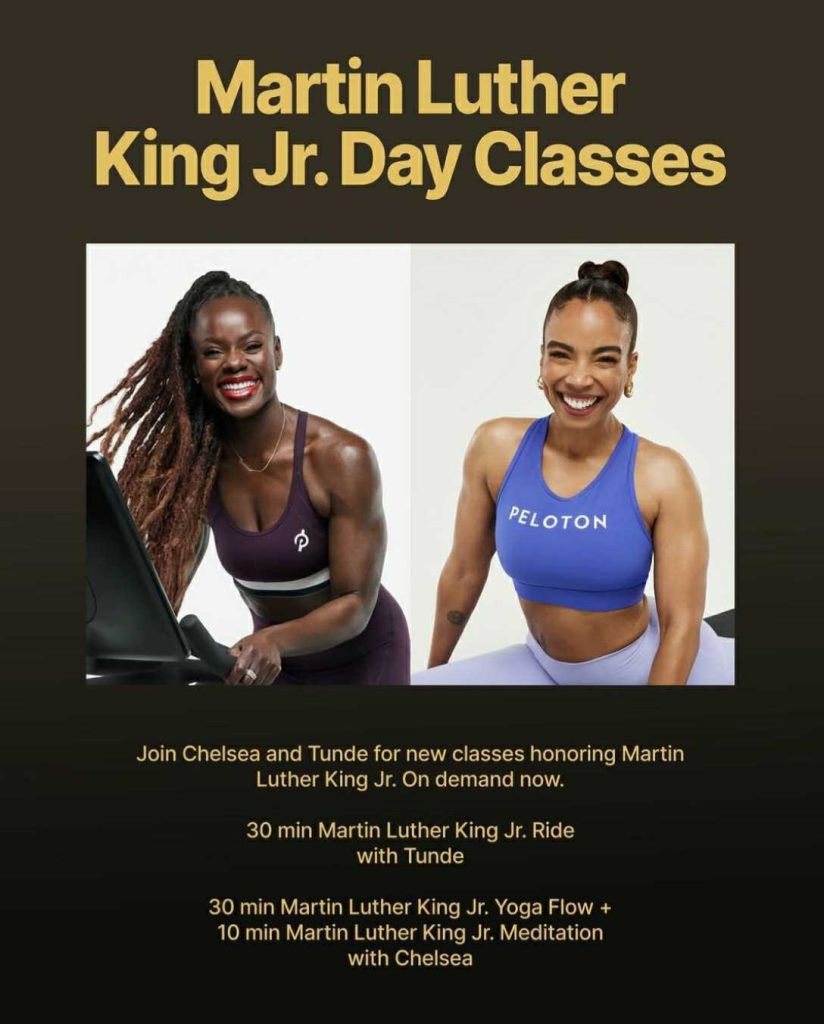 MLK Jr Day classes with Tunde and Chelsea available on demand now.